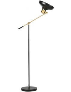 Gulvlampe moderne design billig sort 2