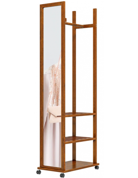 helfigur helkropsspejl spejl garderobe entre soveværelse vægspejl hjul