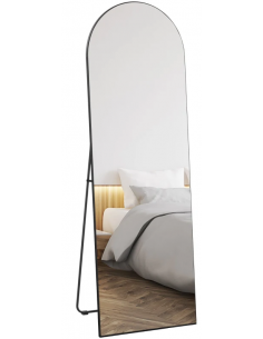 gulvspejl spejl garderobe entre soveværelse helkropsspejl helfigur sort