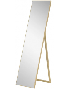 gulvspejl spejl garderobe entre soveværelse helkropsspejl helfigur natur træ eg egetræ