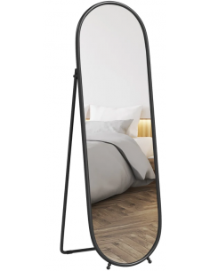 gulvspejl spejl garderobe entre soveværelse helkropsspejl helfigur sort
