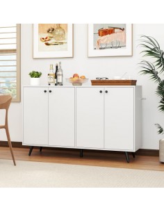 køkkenskab skænk skab opbevaring moderne hvid design 2