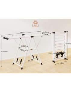 tørrestativ udendørs væghængt bryggers 2