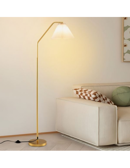 Gulvlampe moderne design billig gulv plissé