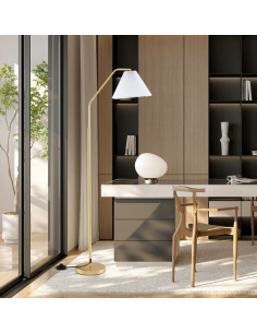 Gulvlampe moderne design billig gulv plissé 2