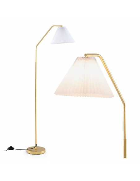 Gulvlampe moderne design billig gulv plissé