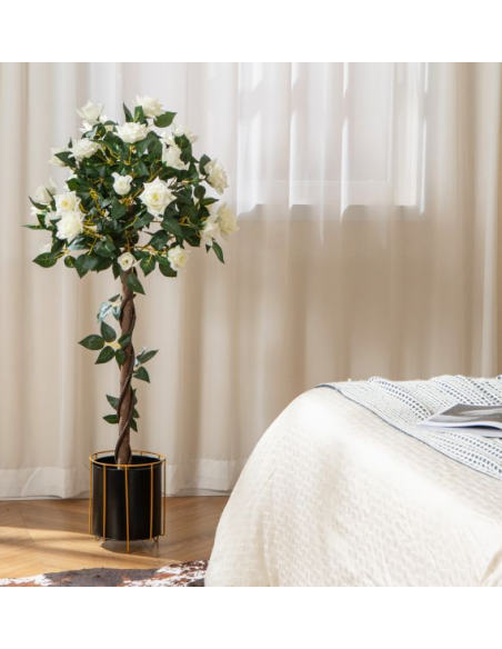 kunstig plante roser rosentræ træ indendørs