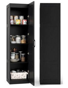 køkkenskab skab vitrine vitrineskab opbevaring moderne sort køkken design