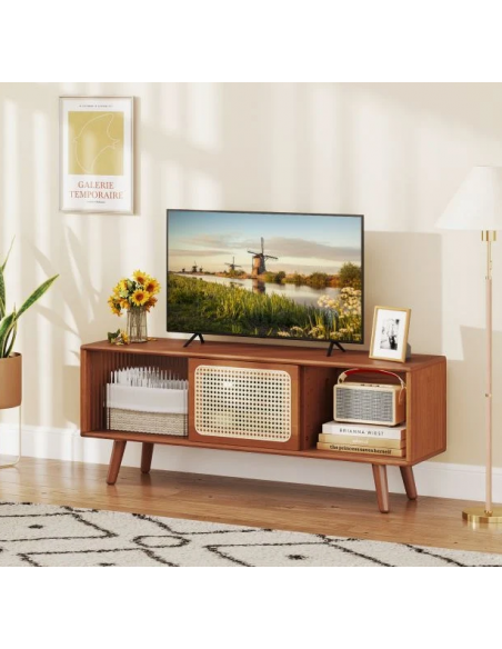moderne tvbord opbevaring stuemøbler bambus