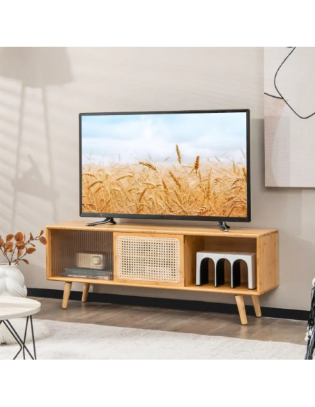 moderne tvbord opbevaring stuemøbler bambus