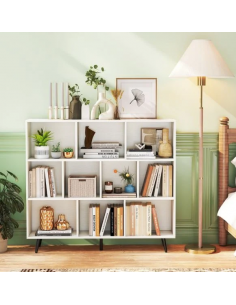 reol bogreol skuffer skabe billig stuemøbler hvid sort moderne design 2