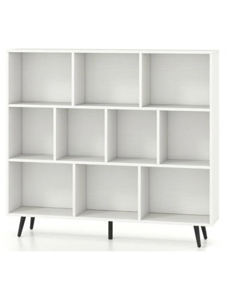 reol bogreol skuffer skabe billig stuemøbler hvid sort moderne design