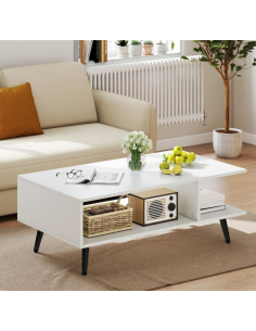 sofabord sidebord sort hvid stuemøbler 2