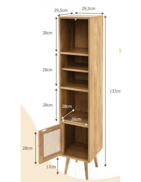 reol bogreol skuffer skabe smal billig stuemøbler moderne design