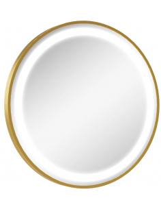 rundt dæmpbar badeværelsesspejl vægspejl spejl lys belysning badeværelse vask håndvask led 2