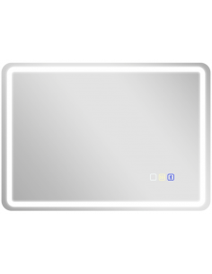 dæmpbar badeværelsesspejl vægspejl spejl lys belysning badeværelse vask håndvask led