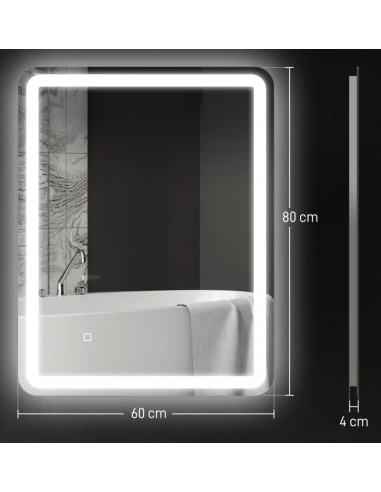 dæmpbar badeværelsesspejl vægspejl spejl lys belysning badeværelse vask håndvask led dæmpbar badeværelsesspejl vægspejl spejl lys belysning badeværelse vask håndvask led