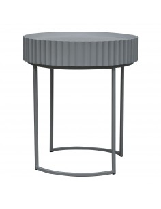 sofabord sidebord grå stuemøbler rundt moderne design 2