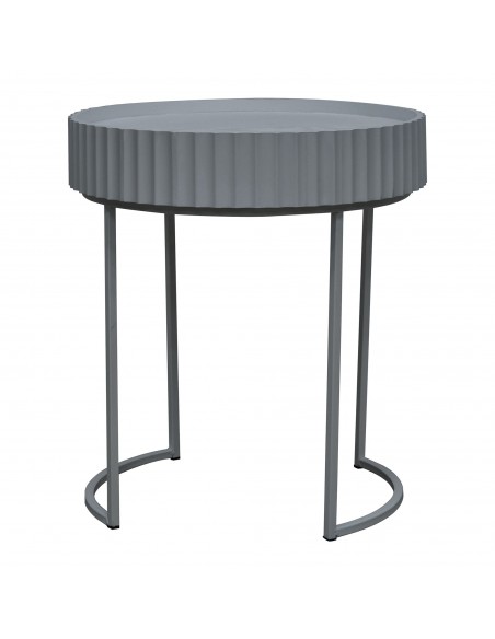 sofabord sidebord grå stuemøbler rundt moderne design