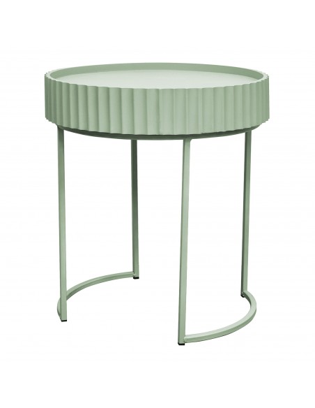 sofabord sidebord grøn stuemøbler rundt moderne design