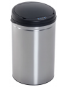 Affaldsspand i rustfri stål 30 liter sensor H51,5 x Ø30,5 cm - Børstet sølv