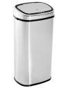 Affaldsspand i rustfri stål 68 liter sensor H78 x B40,5 x D29,5 cm - Sølv