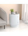 Rundt sidebord i MDF H48,5 x Ø40 cm - Hvid