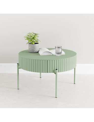 sofabord sidebord stuemøbler rundt moderne design skuffe opbevaring