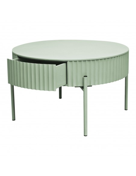 sofabord sidebord stuemøbler rundt moderne design skuffe opbevaring
