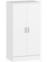 Skoskab i møbelplade H108 x B55 x D35 cm - Hvid