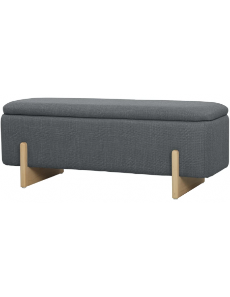 bænk med opbevaring entre garderobe soveværelse moderne design stof