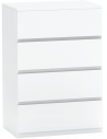 Kommode i møbelplade og MDF H80 x B55 x D34 cm - Hvid
