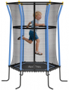 Trampolin med sikkerhedsnet H190 x Ø163,5 cm - Blå