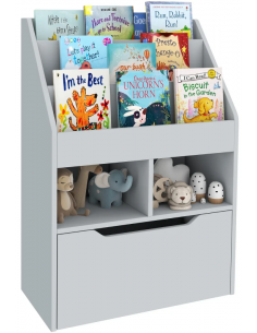 reol til børn børneværelse indretning opbevaring legetøj bogreol