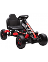 Gokart i metal og kunststof H60,5 x L100 x B59 cm - Sort/Rød