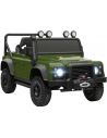 Elektrisk Land Rover til børn 12V i metal og kunststof H61 x L115 x B61 cm - Sort/Grøn