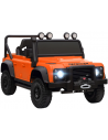 Elektrisk Land Rover til børn 12V i metal og kunststof H61 x L115 x B61 cm - Sort/Orange
