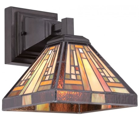 Se Stephen Tiffany væglampe til 1 x E27 lyskilde H25,4 cm hos Lepong.dk