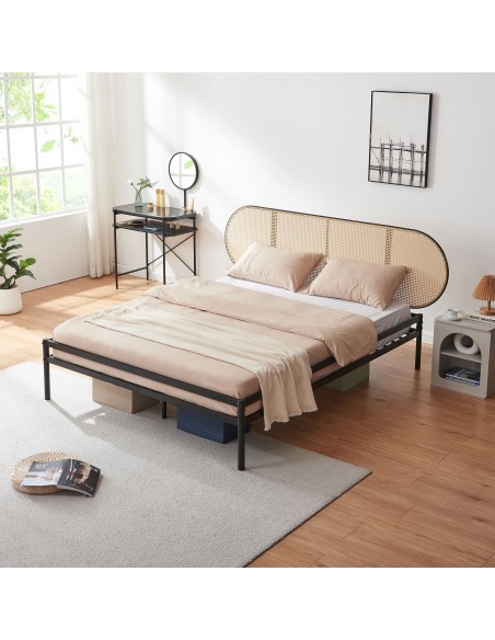 sengeramme moderne design 160x200 160 sengestel stof seng