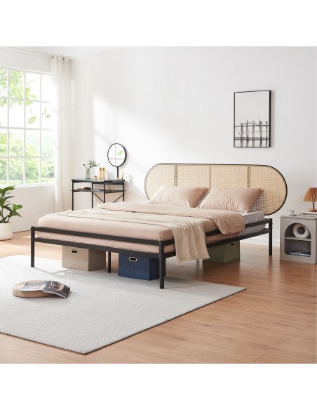 sengeramme moderne design 160x200 160 sengestel stof seng