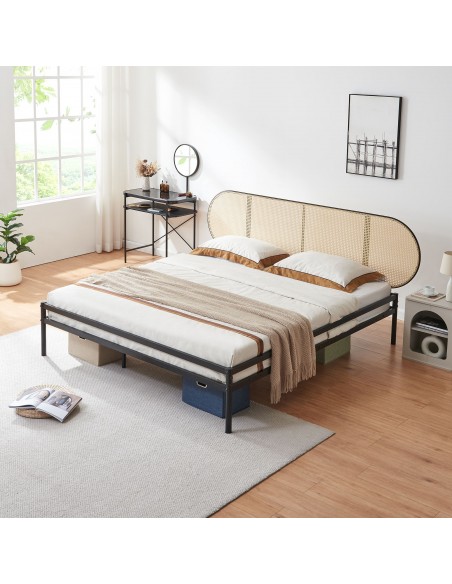 sengeramme moderne design 180x200 180 sengestel stof seng