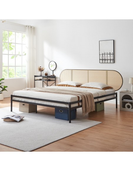 sengeramme moderne design 180x200 180 sengestel stof seng