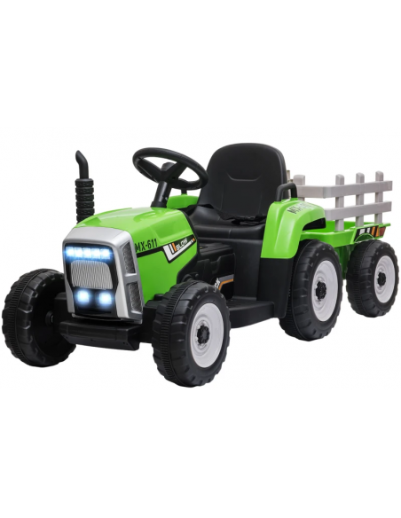 traktor elbil bil elektrisk børn udendørs legetøj udeleg indendørs