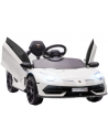 Elektrisk Lamborghini til børn 12V i metal og kunststof H42 x L107,5 x B63 cm - Hvid