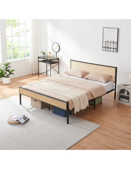 sengeramme moderne design 160x200 160 sengestel stof seng