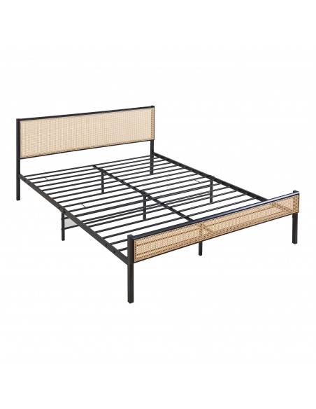 sengeramme moderne design 160x200 160 sengestel stof seng