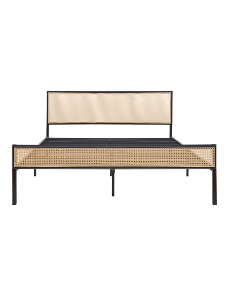 sengeramme moderne design 160x200 160 sengestel stof seng