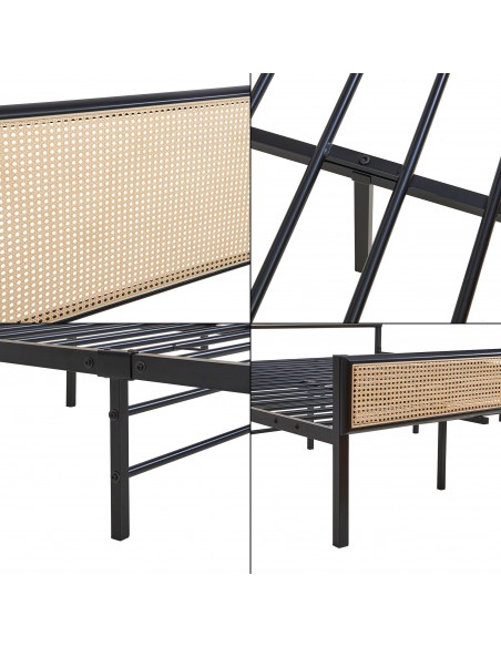 sengeramme moderne design 180x200 180 sengestel stof seng