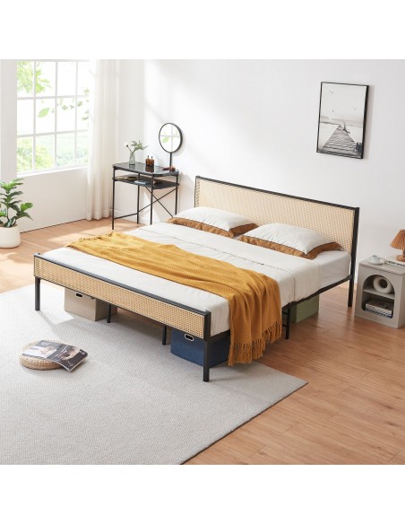 sengeramme moderne design 180x200 180 sengestel stof seng