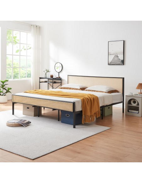sengeramme moderne design 180x200 180 sengestel stof seng